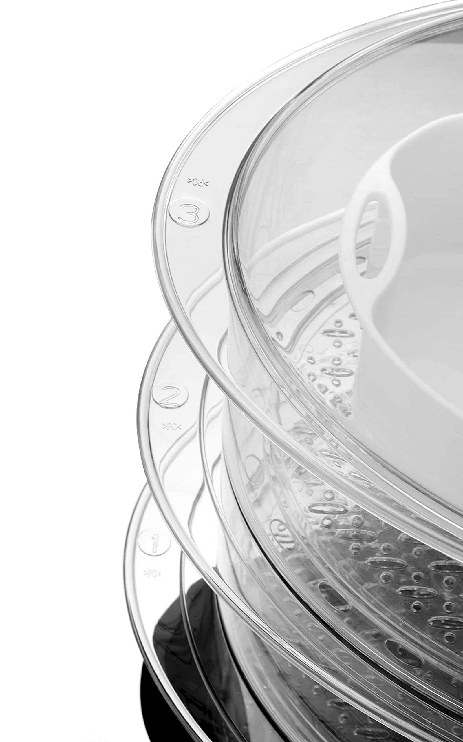 LACOR - Cocedor eléctrico a Vapor, 1000W, Libre de BPA