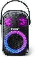 Tronsmart Alto-falante Bluetooth portátil Halo 100 para festas, sistema de som de 3 vias, emparelhamento estéreo, show de luzes, à prova d'água IPX6, reprodução 18H, equalizador personalizado e baixo