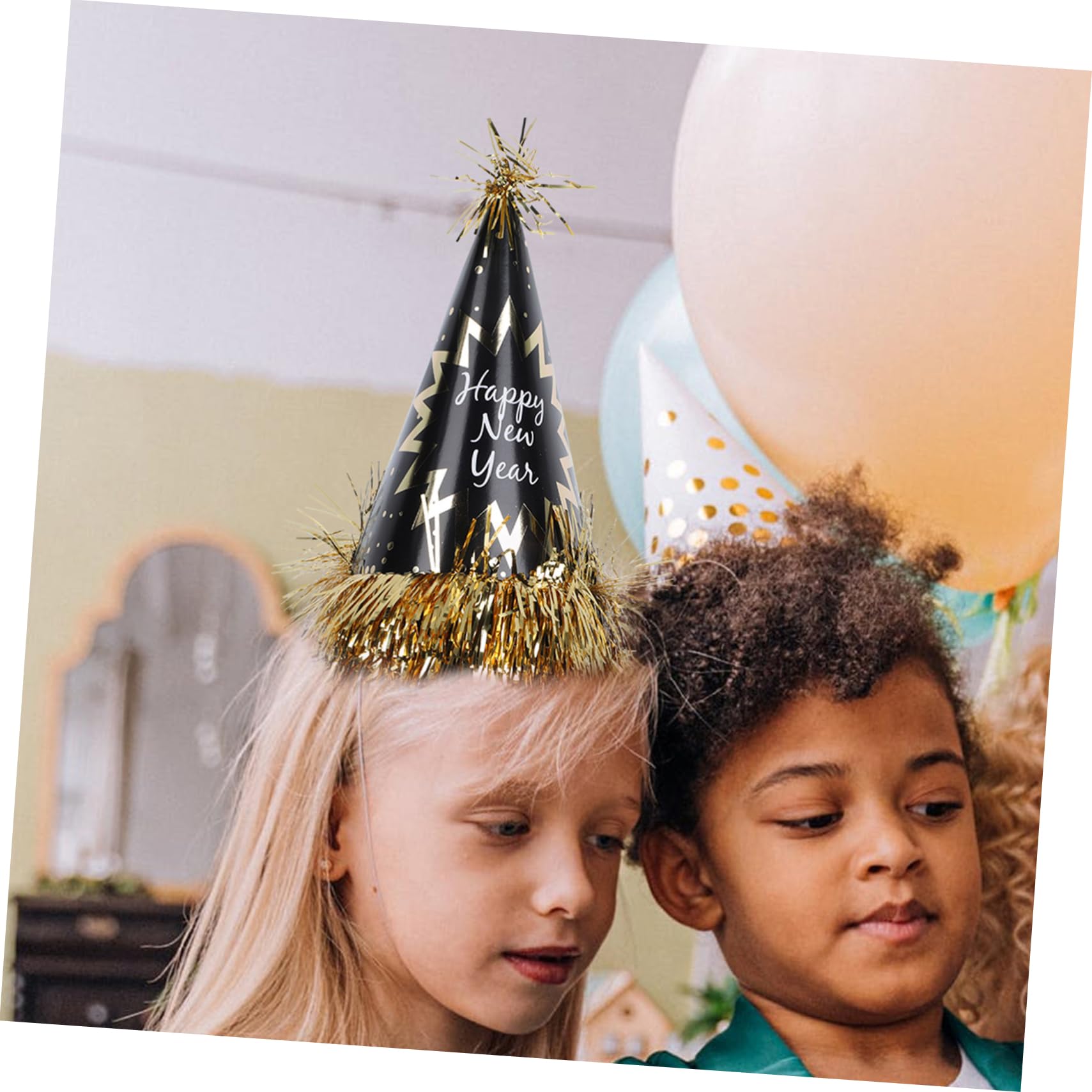 TOYANDONA 1tasche Neujahrsdekorationsset Mit Perlenkette Und Hut Partyhüte Für Silvester Und Stirnbänder Tröten Für Silvesterfeiern