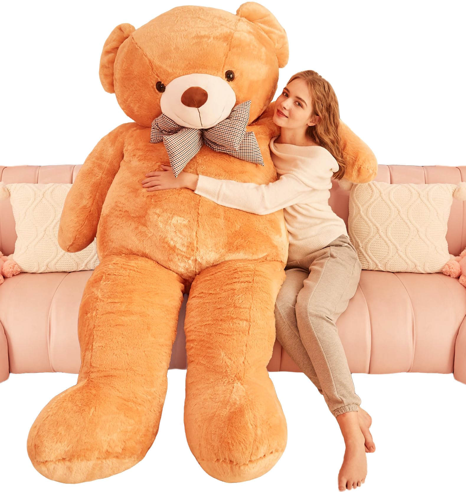 Amazon.com: IKASA Giant Teddy Bear Plush Toy Stuffed Animals