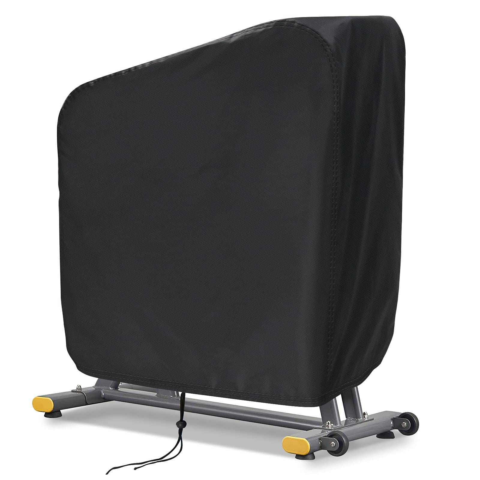 Persever Exercise Bike Cover,Waterproof Stationary Bike Cover Storage,Outdoor Dustproof Cycling Protective Cover Suitable for Vertical Bicycles-Black