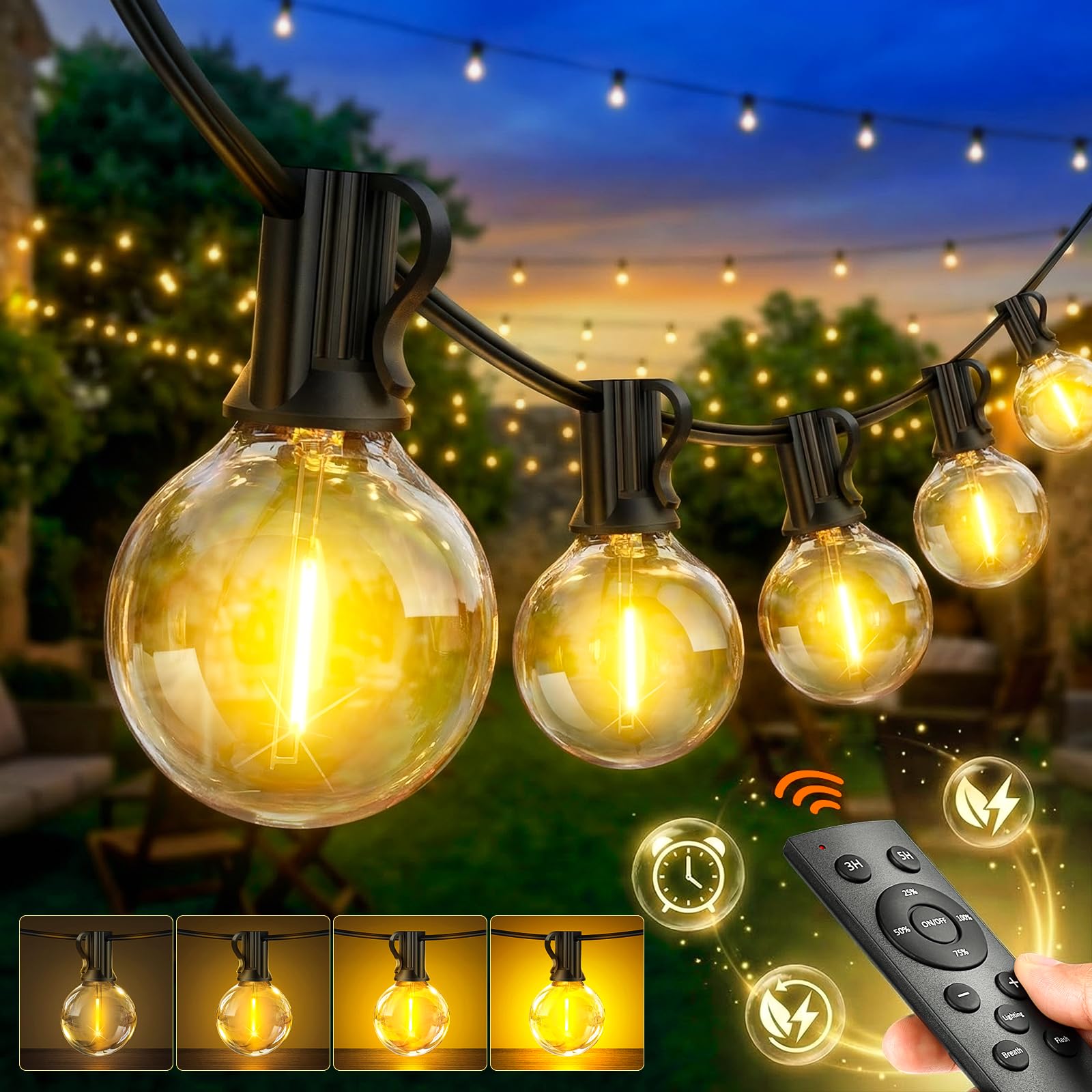 Outdoor String Lights Mains Powered