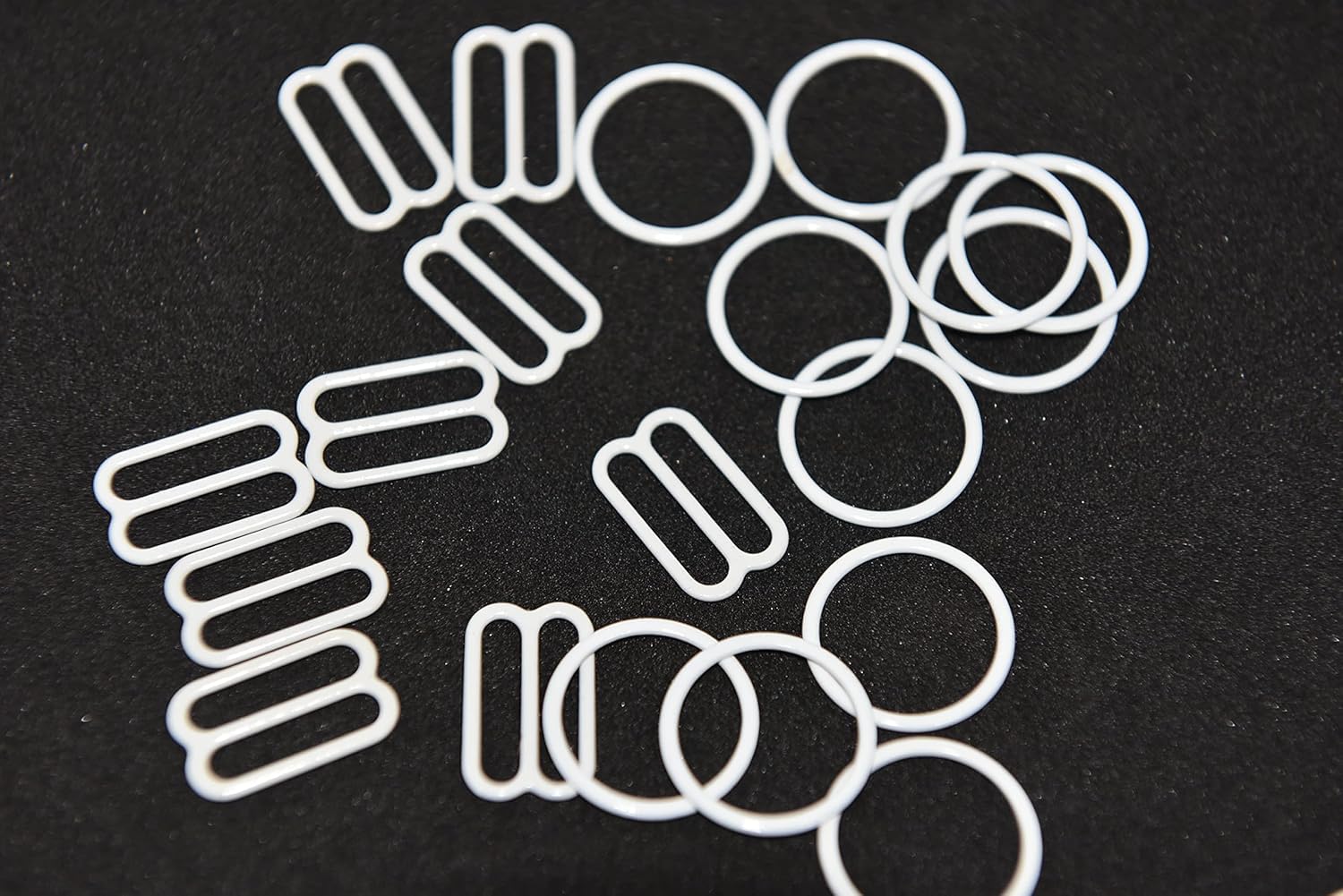 Bhavya Enterprises 15mm White Color Metal Bra Adjuster Set Slider and Ring for Bra Underwear Lingerie (Pack of 100 Set)-picture-46