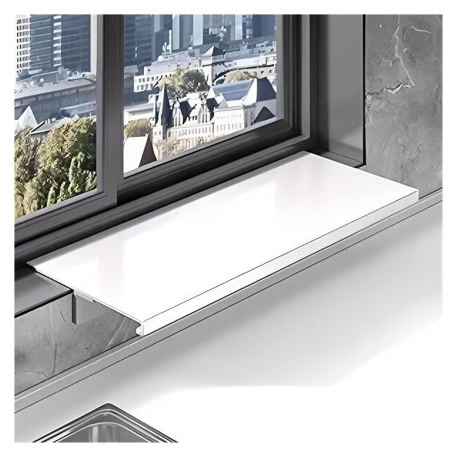 Piastra di estensione per davanzale della finestra con base magnetica, design resistente in acciaio al carbonio per una facile installazione