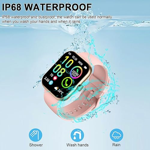 Miniatura 8 de Reloj inteligente (respuestahacer llamadas), reloj inteligente HD de 1.96 pulgadas para hombres y mujeres, más de 113 modos deportivos, rastreador