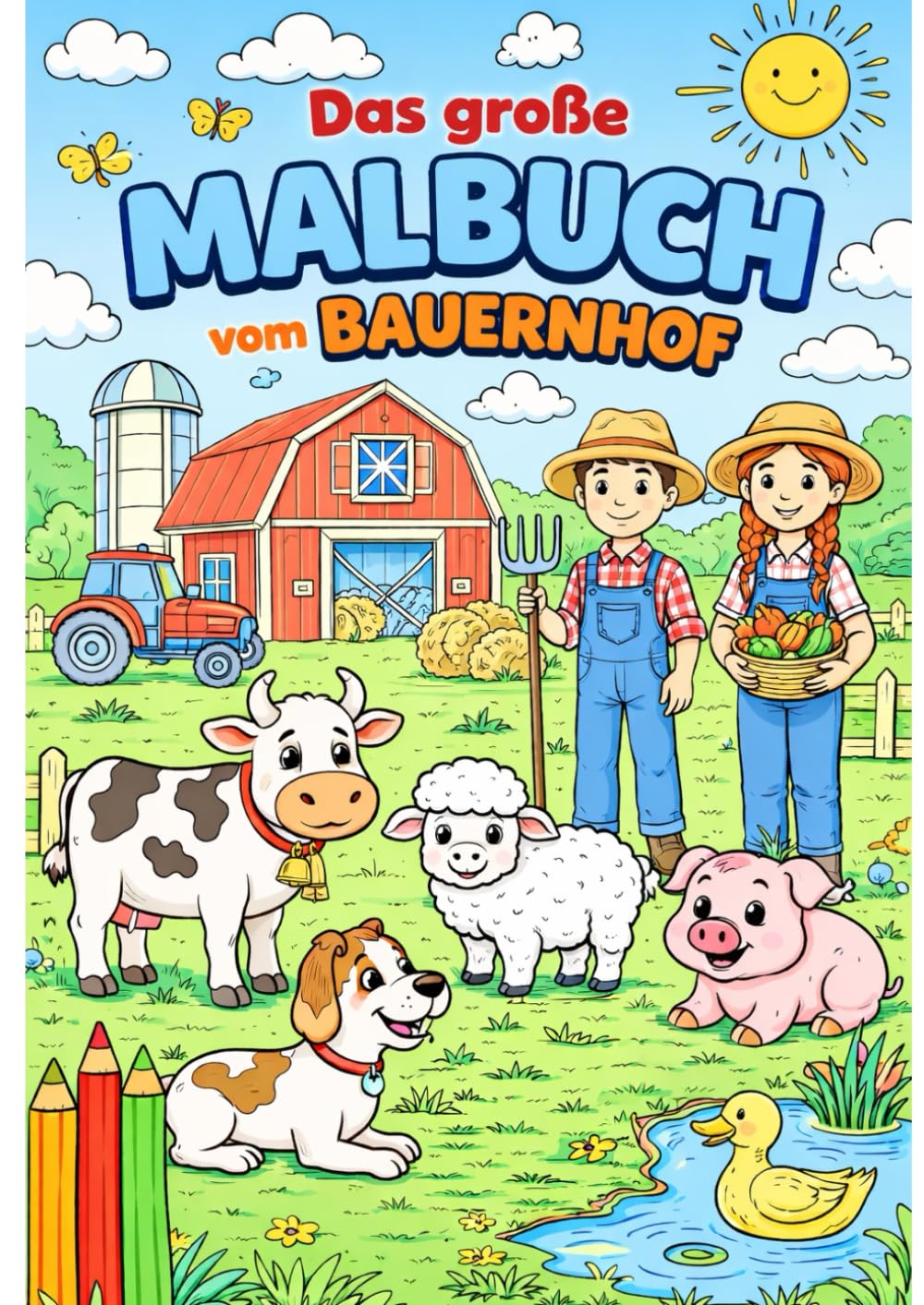Das große Malbuch vom Bauernhof