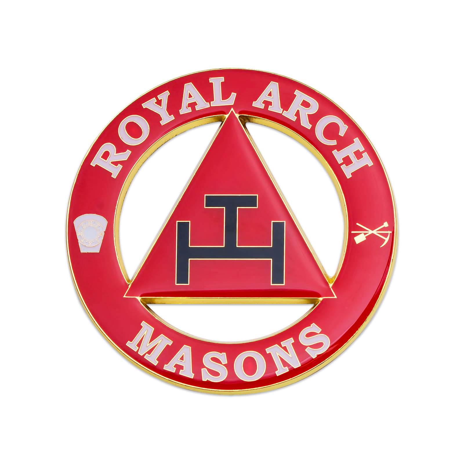 Freemason Royal Arch cut-out car emblem