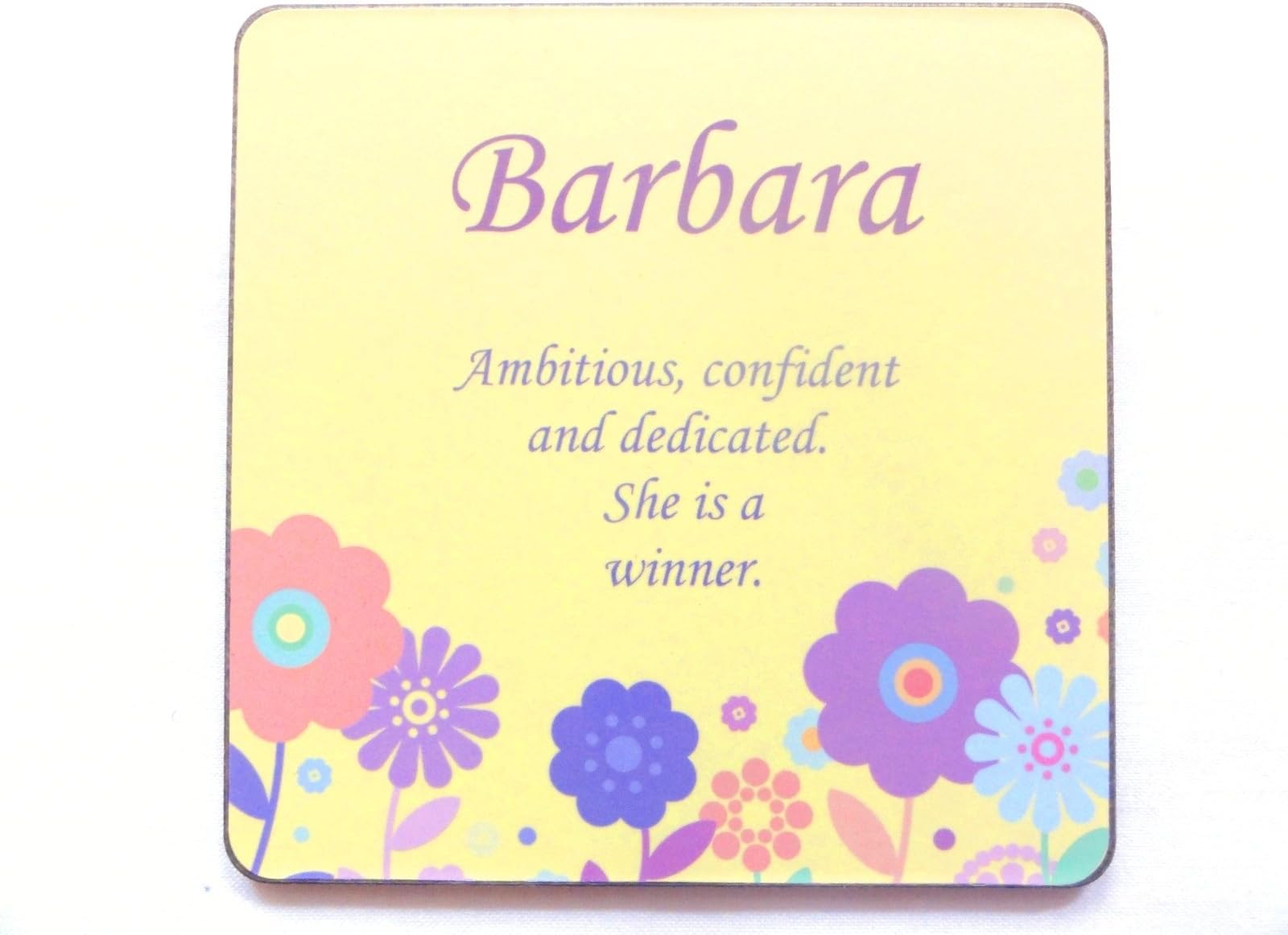 Casa Grande Barbara Personalised Meaning of Name Coaster