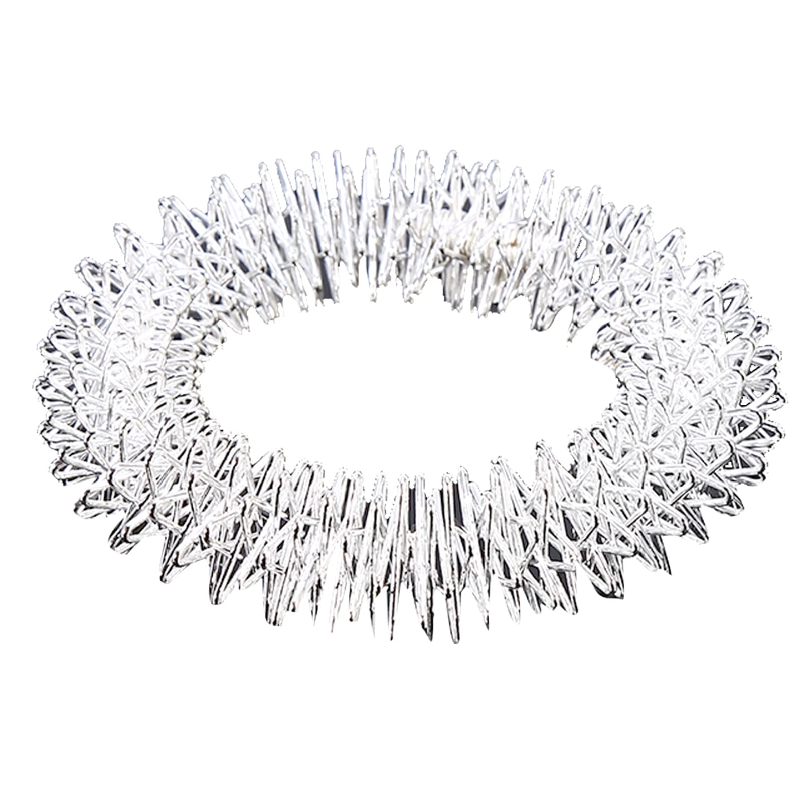 Acupuncture Bracelet Wrist Massager Stainless Steel Hand Massage Ring for Joint Fatigue Relief Elderly