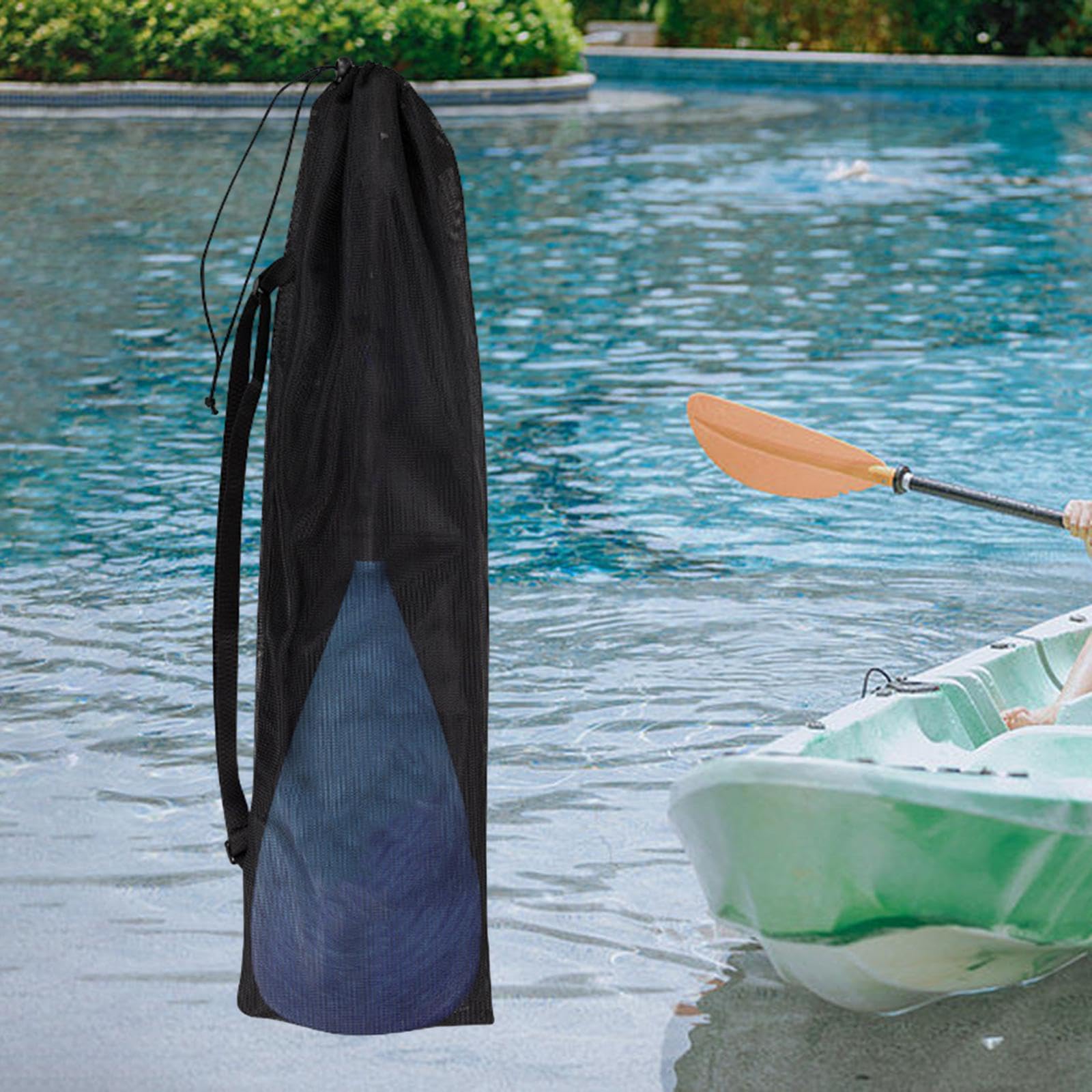 Bolsa de Remo para Kayak, Bolsa de Almacenamiento de Remo, Accesorio Resistente al Desgaste, Bolsa Protectora Acolchada con Doble Cremallera,