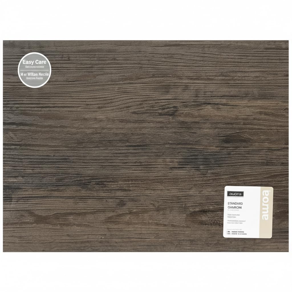 Set de table PVC effet bois Harman pour repas chaleureux en famille