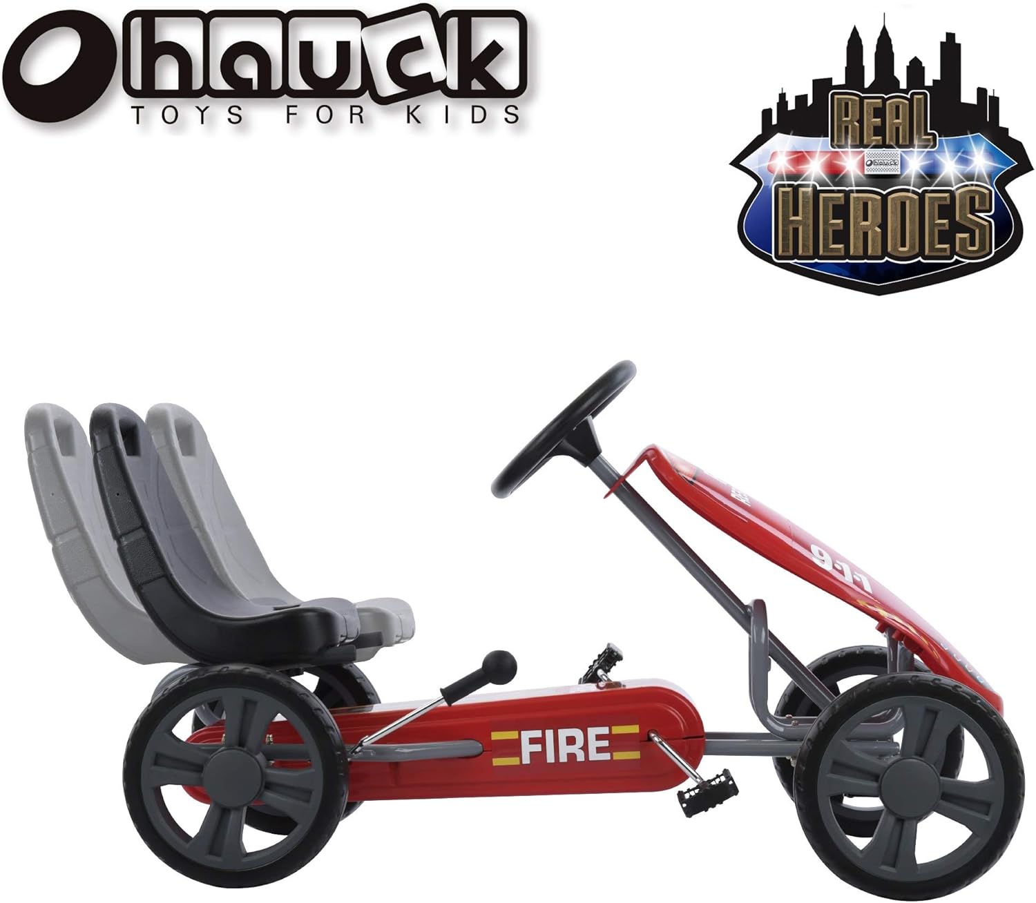 Hauck Fire Rescue Pedal Go Kart : Toys & Games