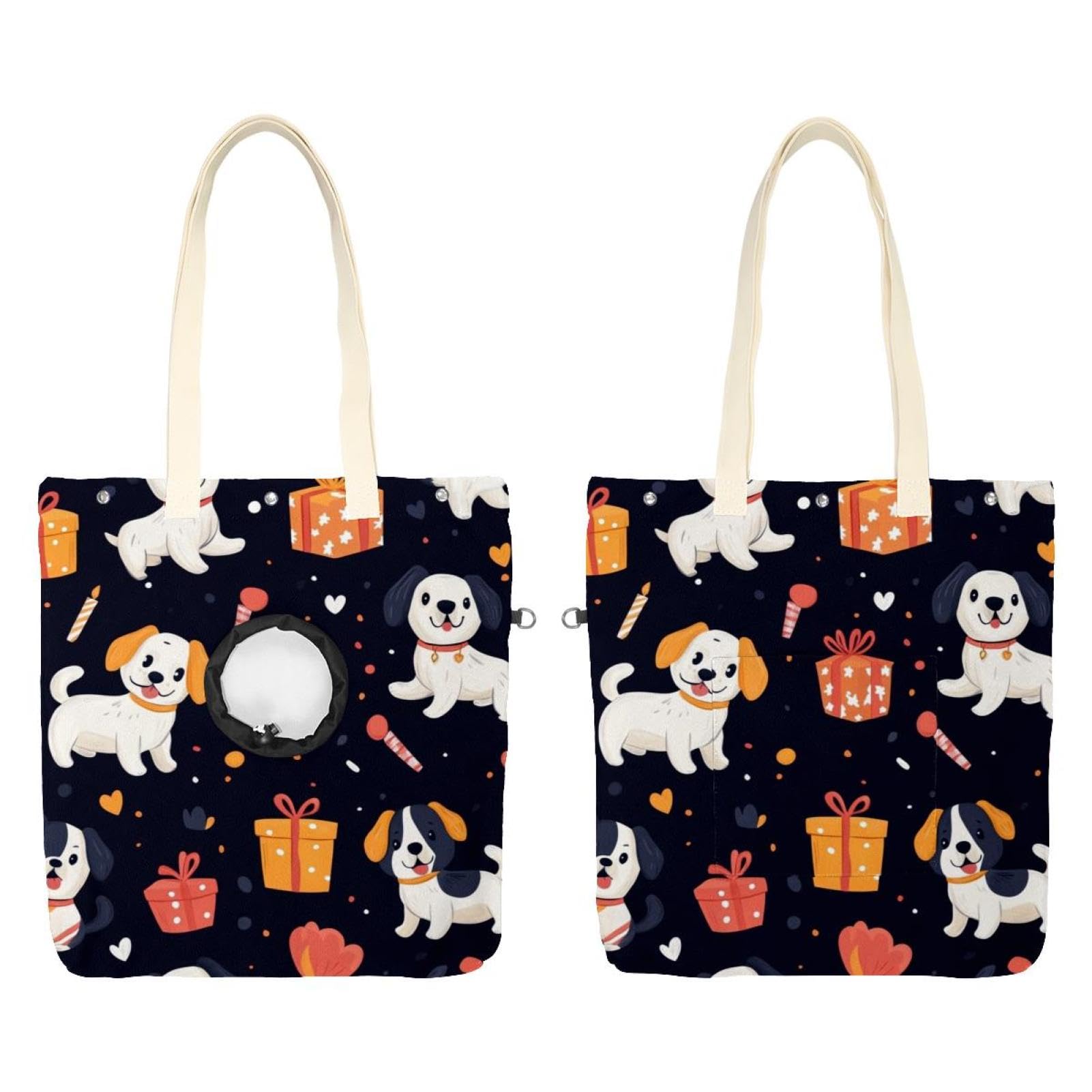 Sac de transport pour chaton, chiot et petits animaux de compagnie en toile