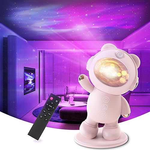 Miniatura 1 de Proyector de galaxia, proyector de estrellas, luces de nebulosa de noche estrellada para niños, control remoto, rotación de 360, regalo de Navidad