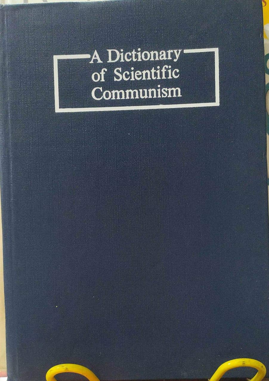 Buy A Dictionary of Scientific Communism — BookShops.in