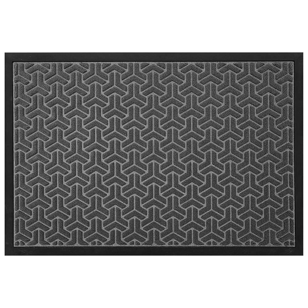Tappeto Ingresso Interno SQUATCH - Zerbino Antiscivolo 120x180cm Nero, Assorbe Acqua E Sporco, Perfetto Per Casa E Ufficio - Foto 9