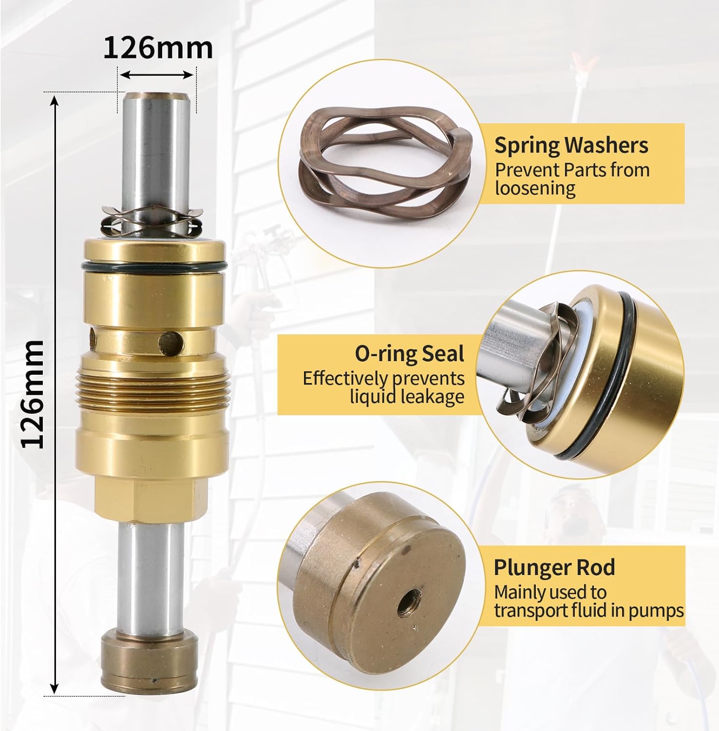 Dokili 24Y472 Power Paint Sprayers Pump Replacement for G.raco ProXChange ProX17 ProX19 ProX21 Electric Airless Sprayer Pump