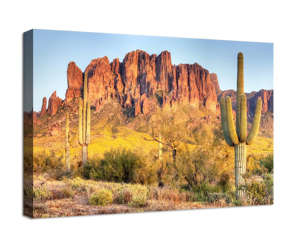 スーザン・パトリシア原画『ムーンダンス』 Amazon.com: chenchenArt Superstition Mountains Wall Art Sonoran