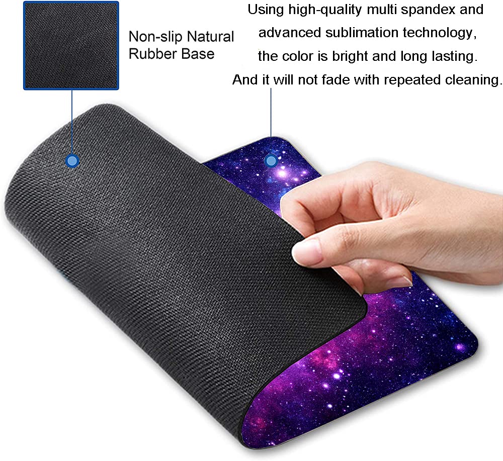Niniubye Alfombrilla Para Mouse, 30% Más Gruesa, De Estilo Abstracto, Alfombrilla De Mouse De Goma Antideslizante
