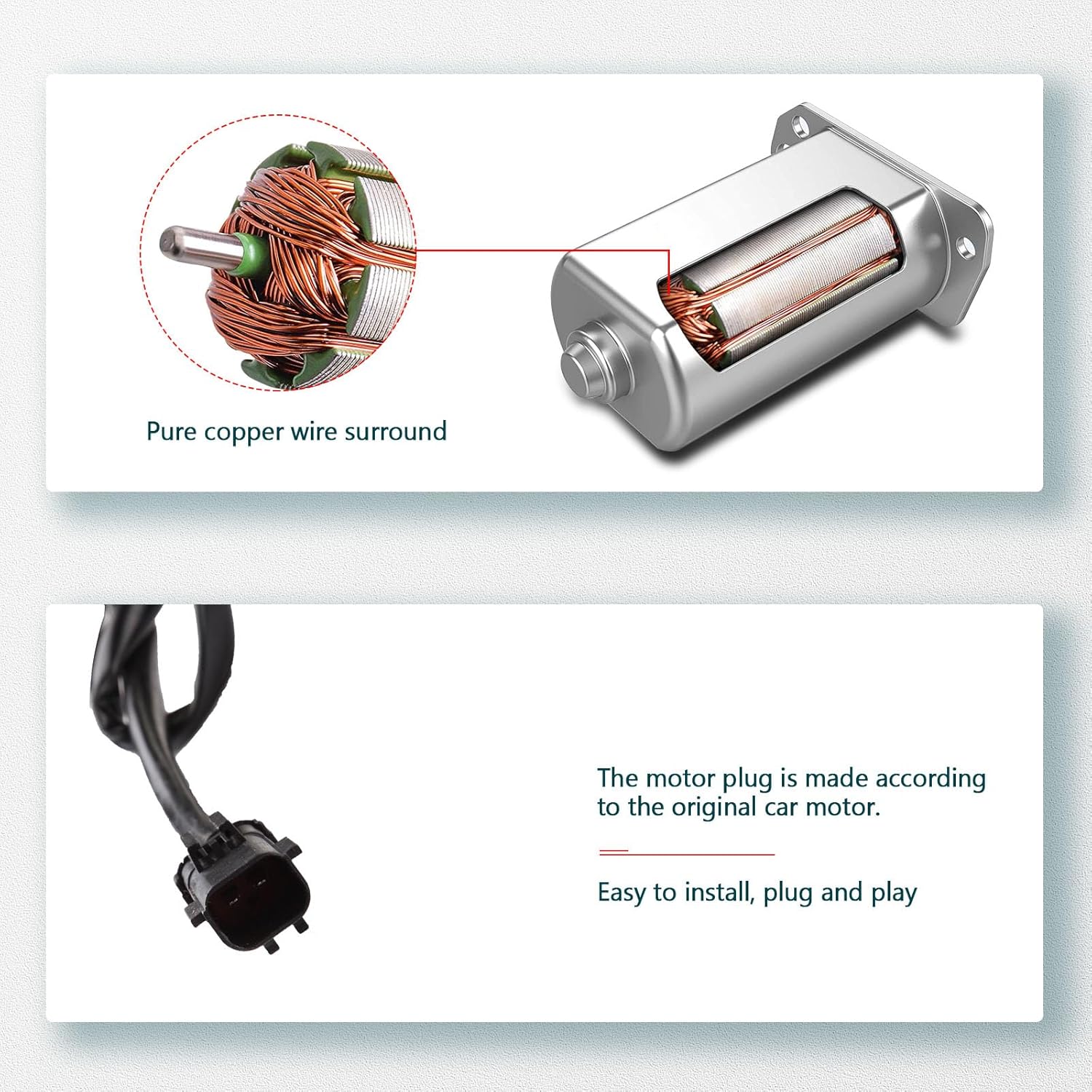FINDAUTO 741-597 Power Window Regulator fit for Jeep Grand for Cherokee for 1999-2000, Window Regulator and Motor Assembly,Rear Right Passenger Side