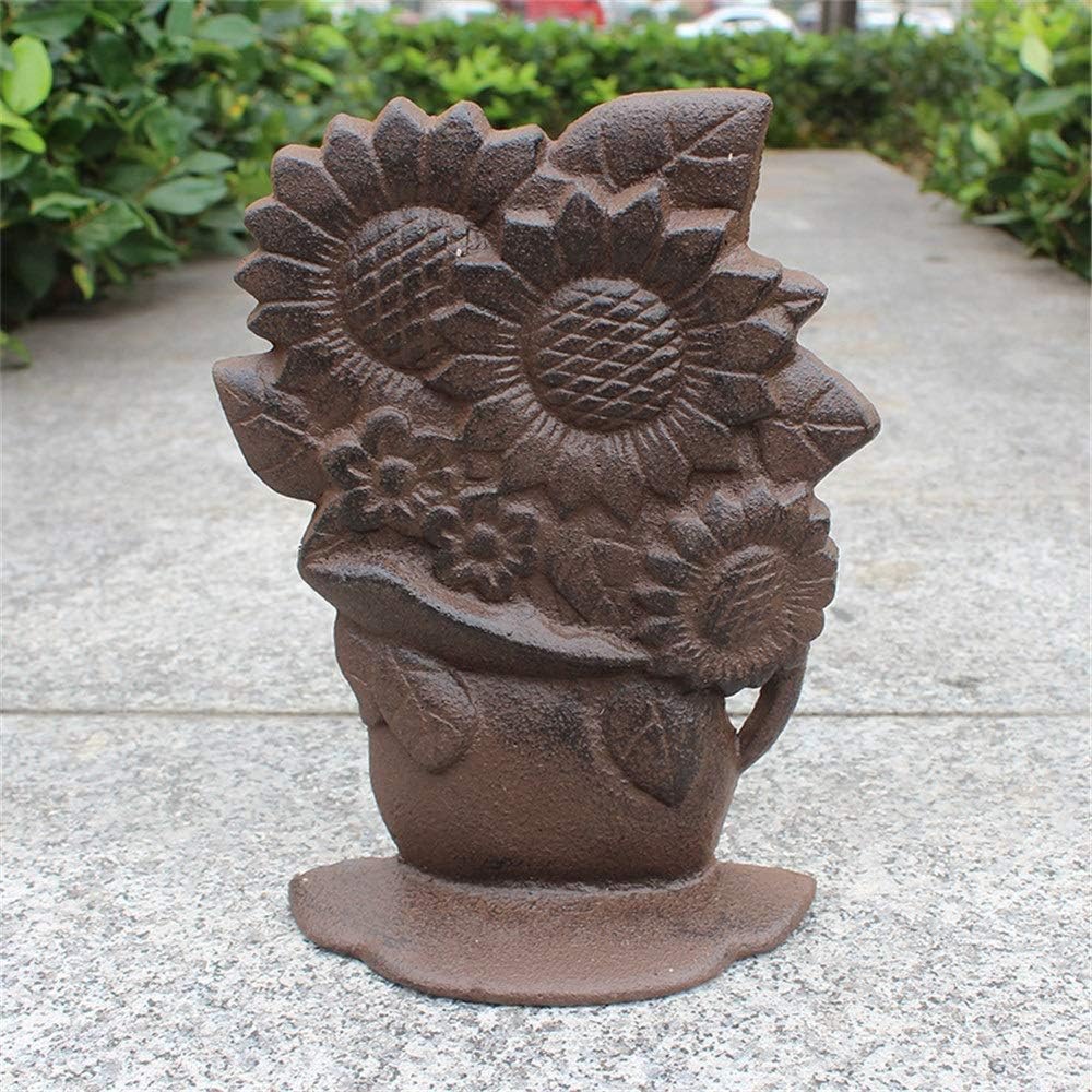 Doorstop Decorative Cast Iron Door Stopper, Rustic Iron