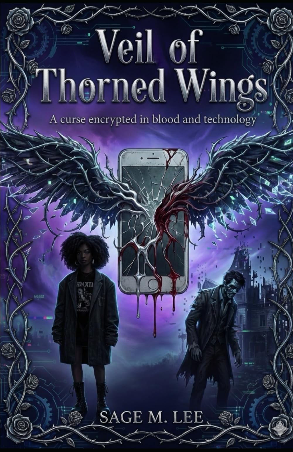 Veil of Thorned Wings: A curse encrypted in blood and technology