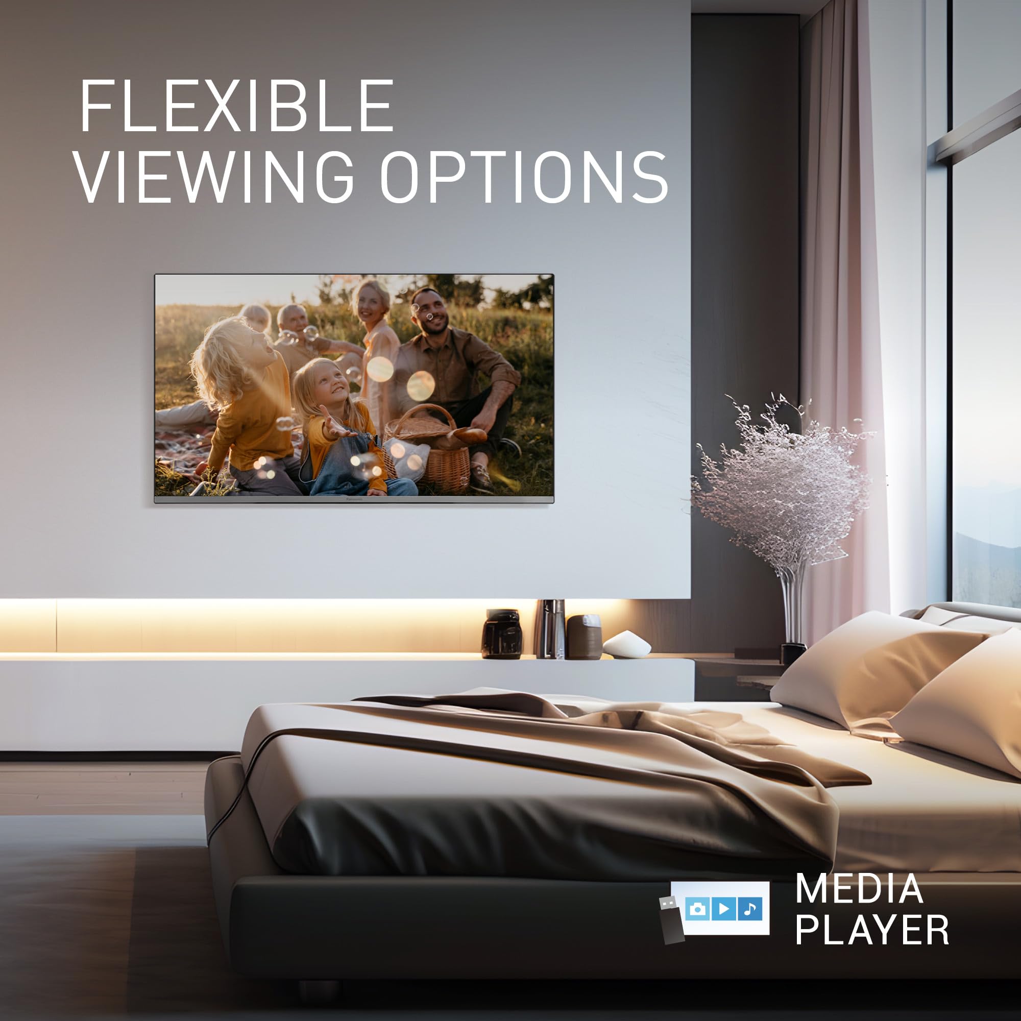 Panasonic TB-40S45AEZC, S45A Serie 40 Pulgadas Full HD LED Smart TV, TiVo, Google y Alexa, Modo de Juego, Reproductor Multimedia, HDR, HDMI
