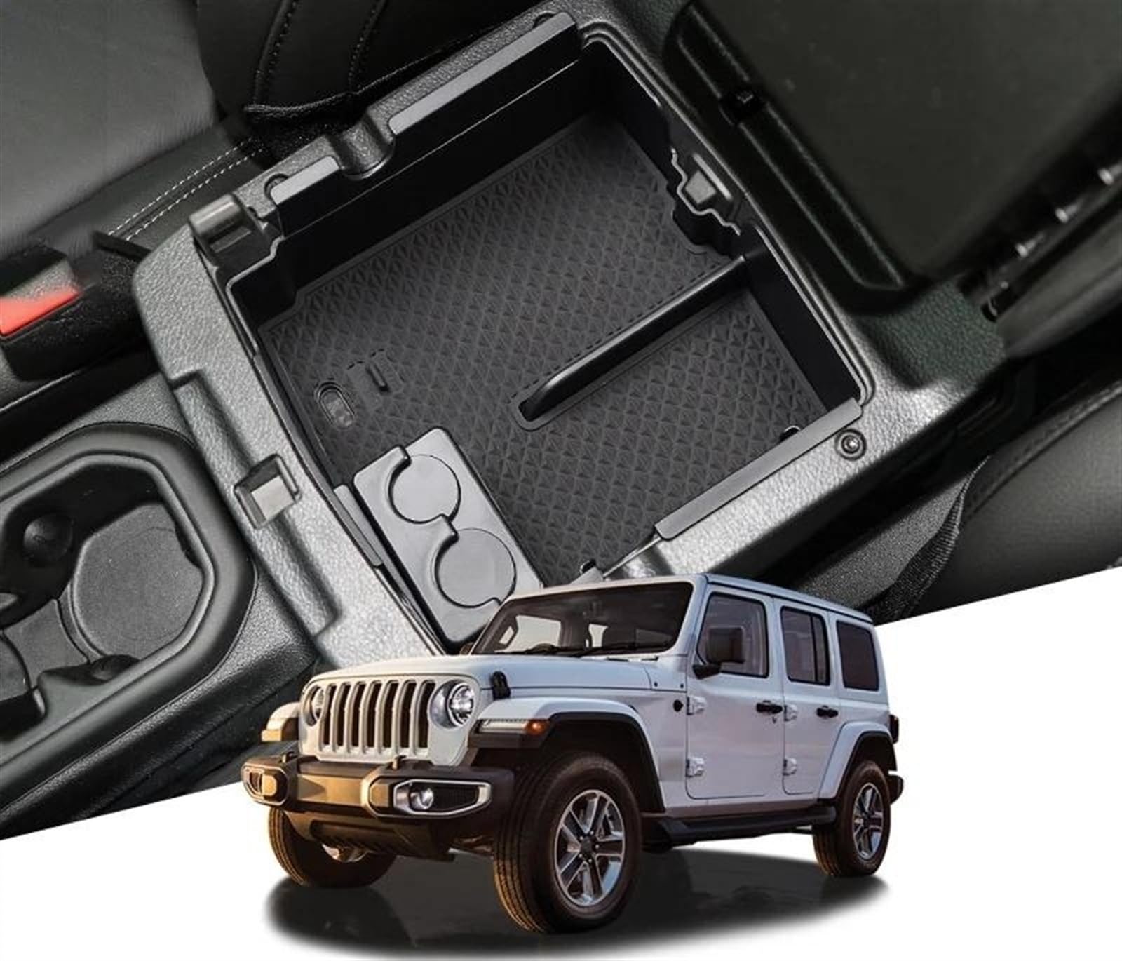 Pojemnik na podłokietniki do Jeep Wrangler JL 2018-2022