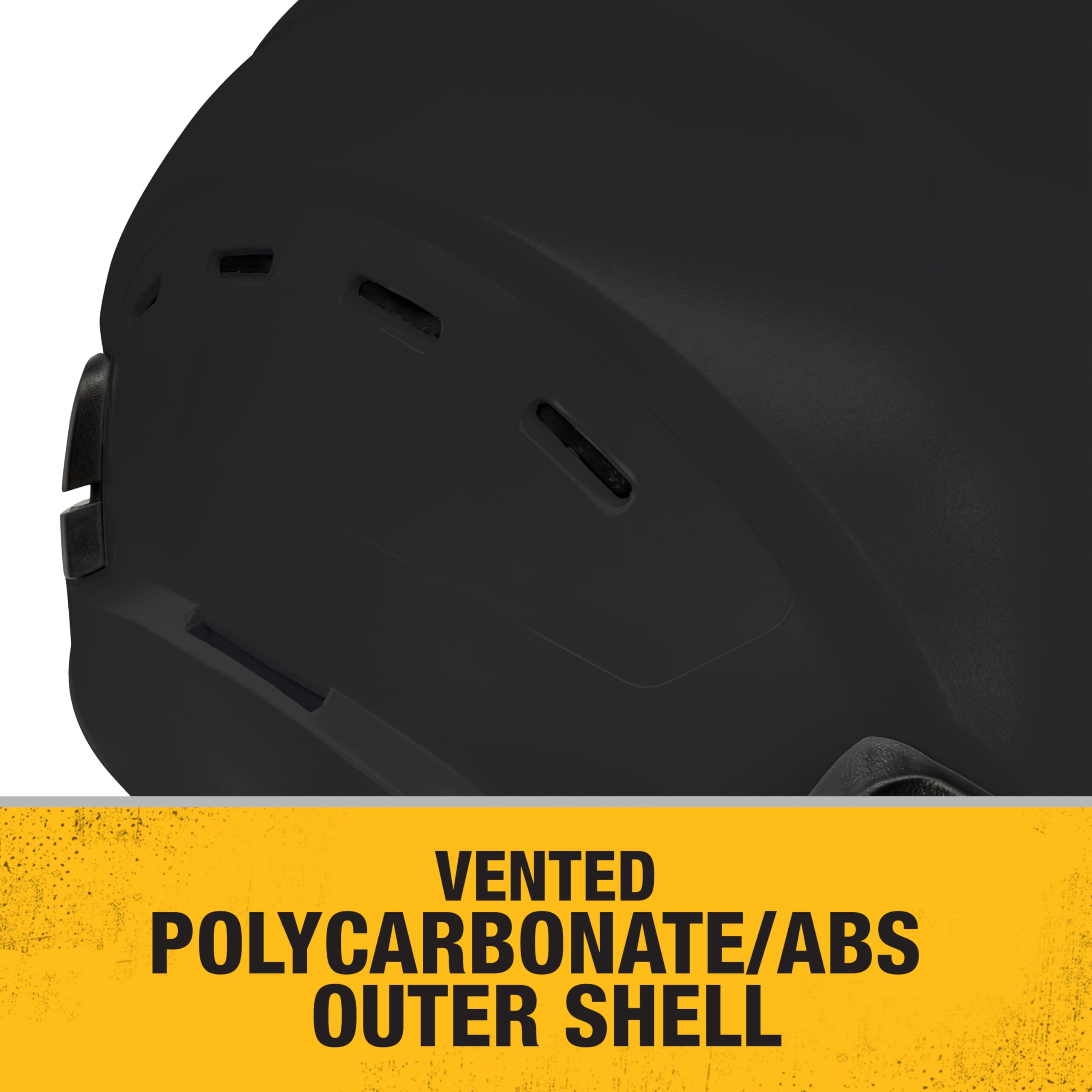 DEWALT DPG22V Unisex Type II Class C 4-Pt Ratchet Safety Helmet Vented White Adult Size