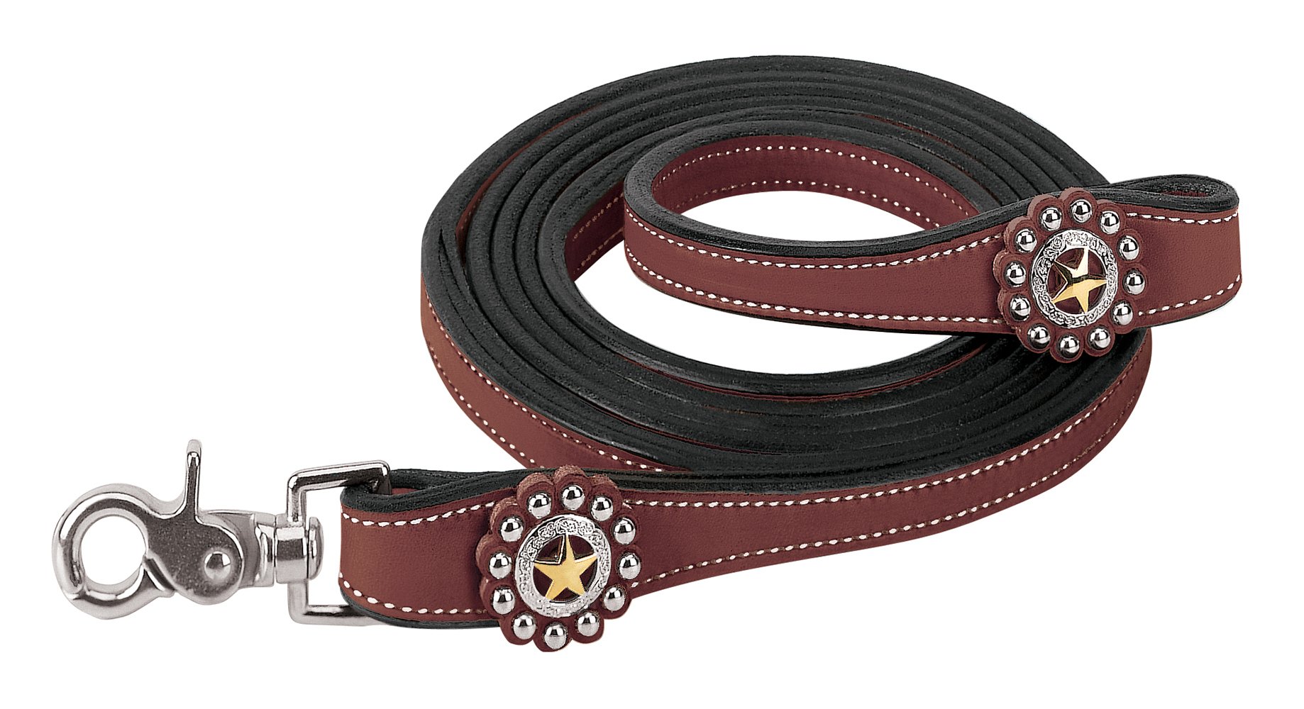 Bretelle fusil en cuir vieilli cousu