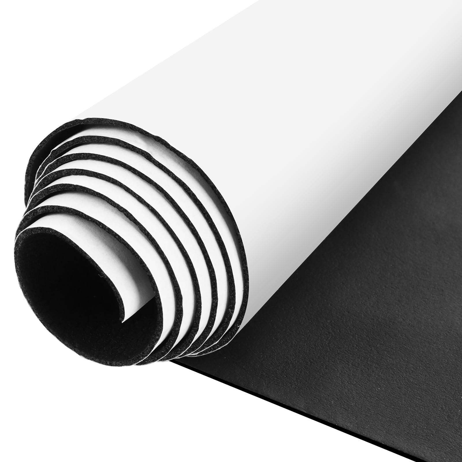 Rouleau de mousse autocollante anti vibration isolation phonique 300mm×1,5mm×1,5m Noir