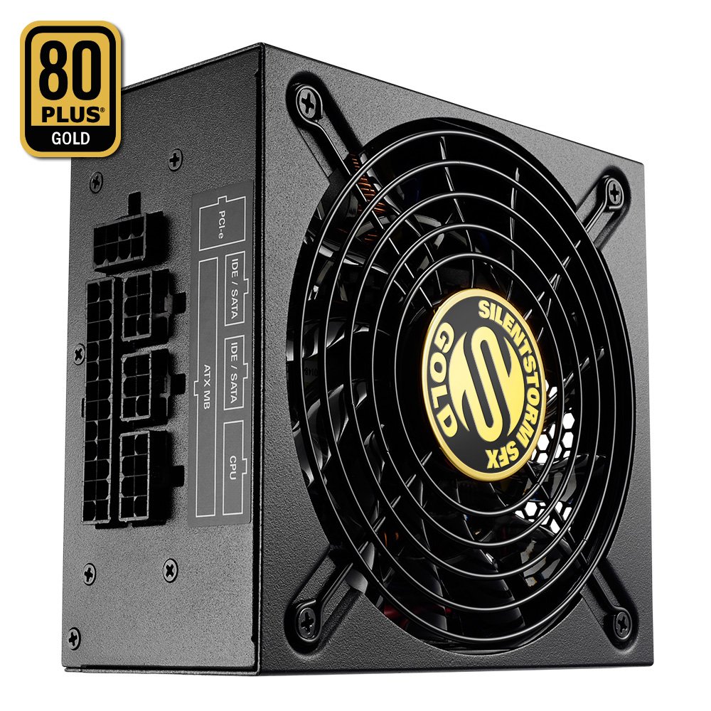 Sharkoon Silentstorm Sfx Gold Alimentatore Per Computer 500 W 20+4 Pin Atx Nero (sharkoon Silentstorm Sfx 500 Gold -)