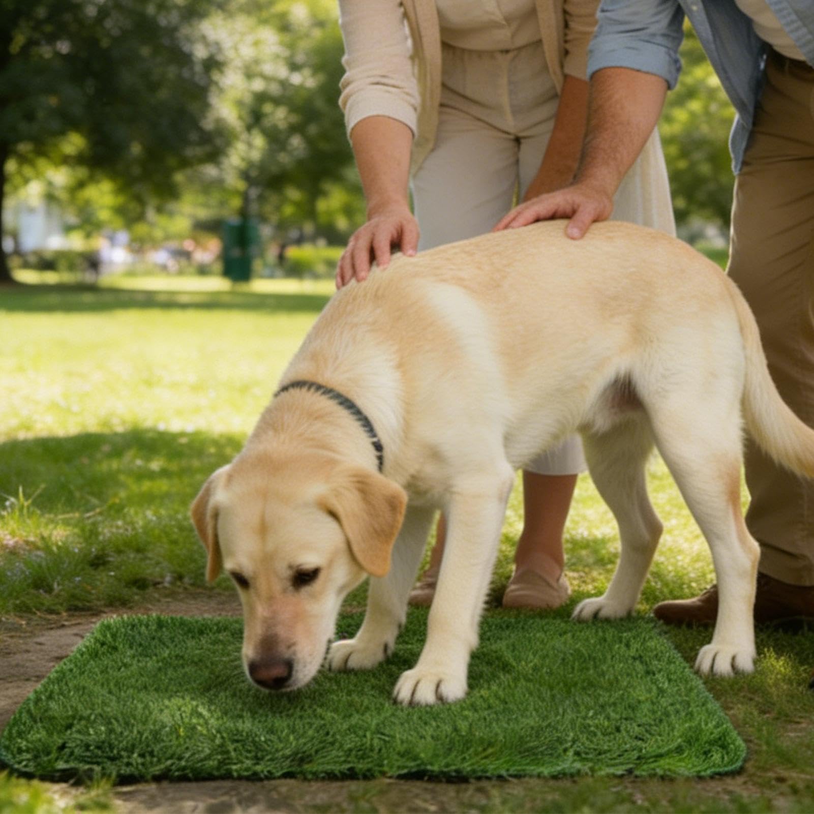 Tapis d'pour Chiens Accessoires d'Éducation à la Propreté Artificiels pour