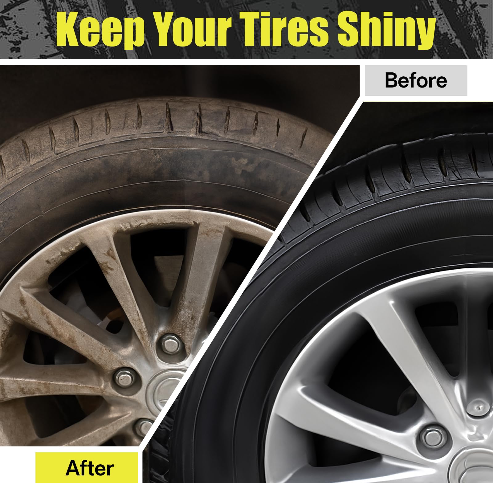 Tire Shine Applicator Sponges - 3 Pack -4 Tire Shine Applicator Sponges - 3 Pack -4