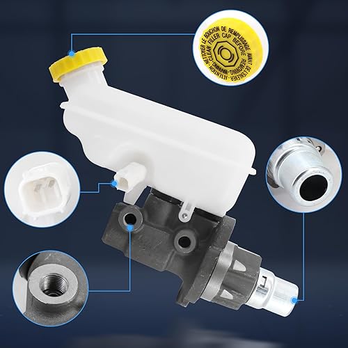 Miniatura 5 de Cilindro maestro de freno compatible con Dodge Grand Caravan 2009-2013, Chrysler Pacifica 2007-2008, Town & Country 2009-2013, Volkswagen Routan