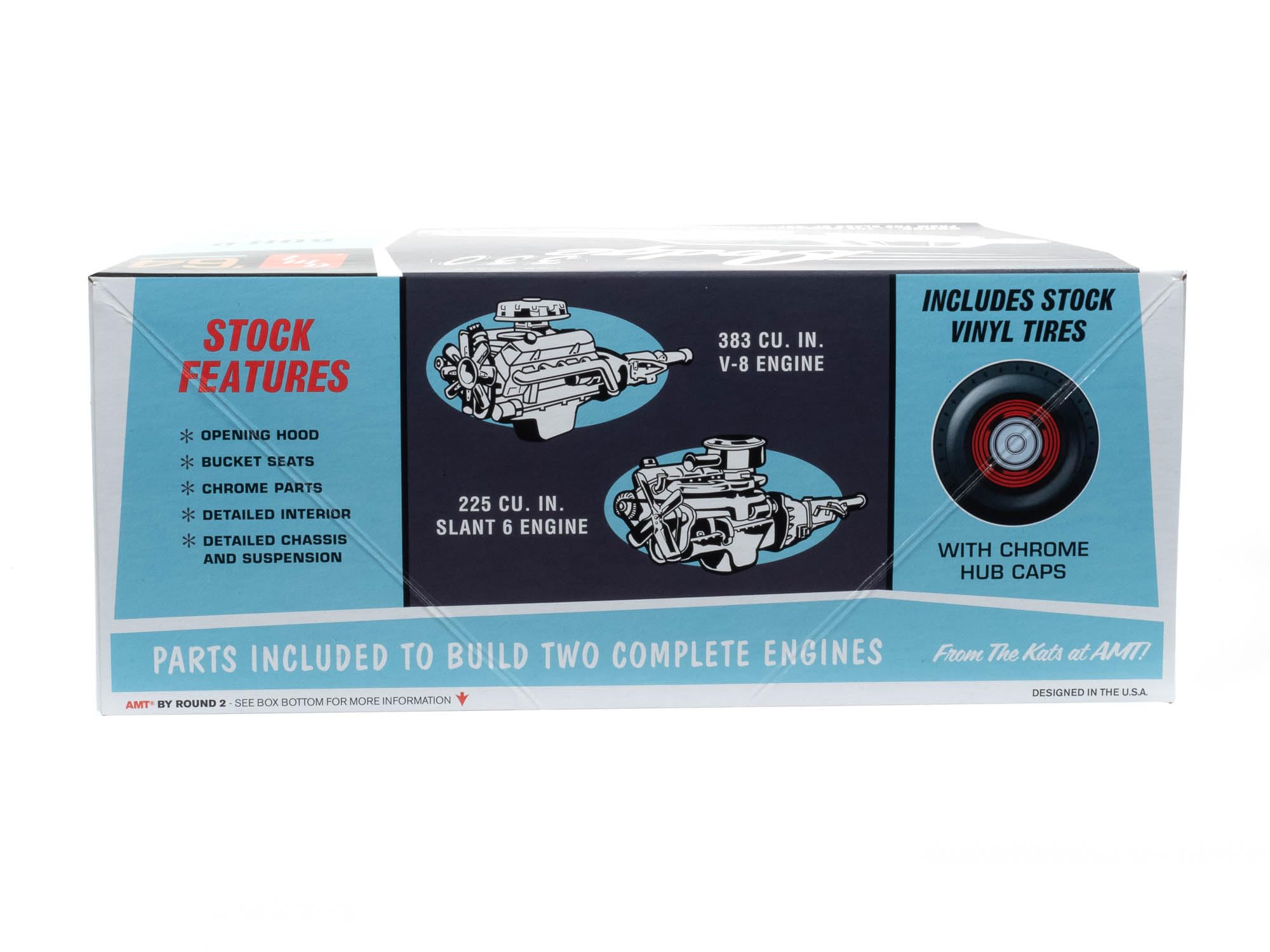 AMT 1:25 1964 Dodge 330 plastikowy model samochodu zestaw do montażu