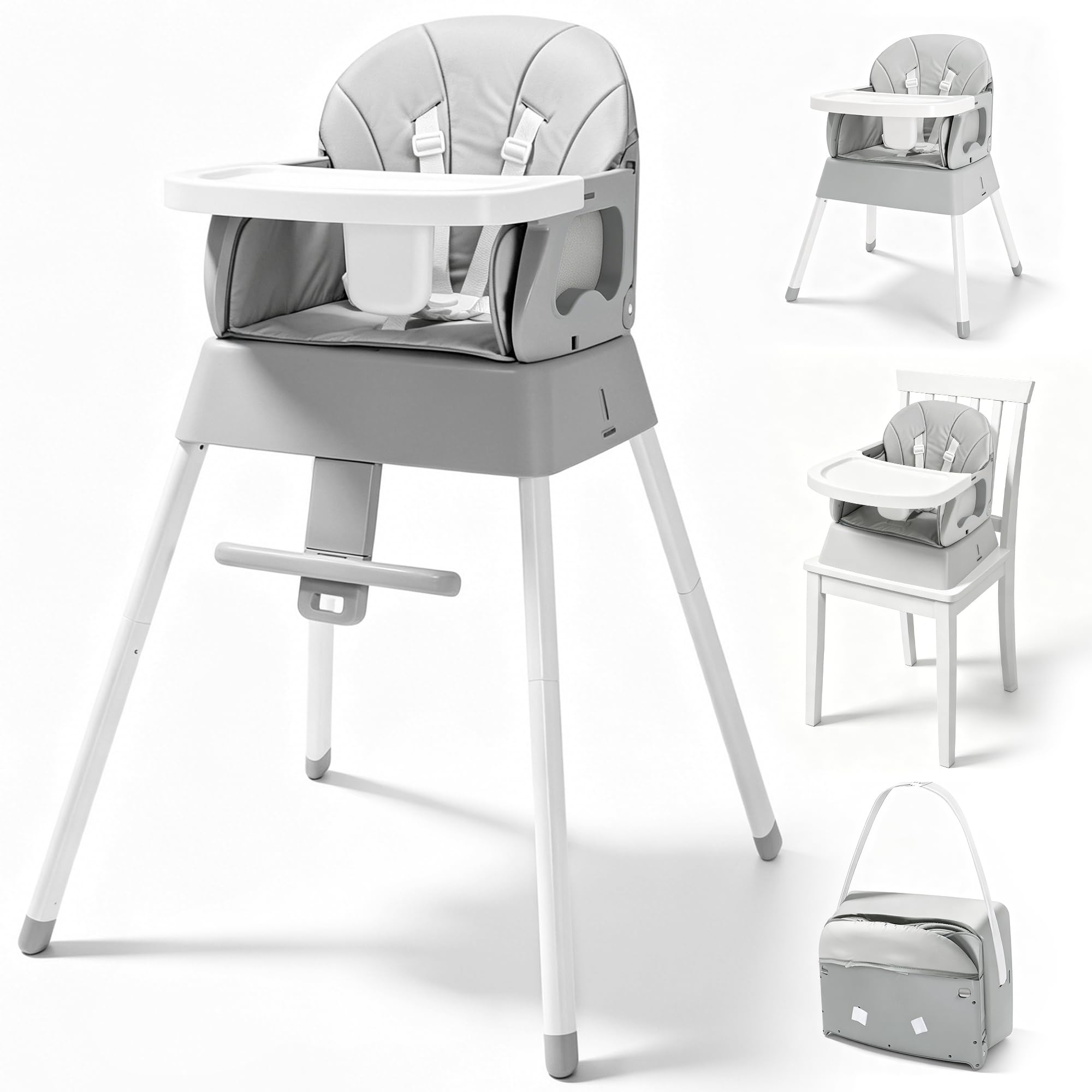 5 in 1 Foldable Baby High Chair