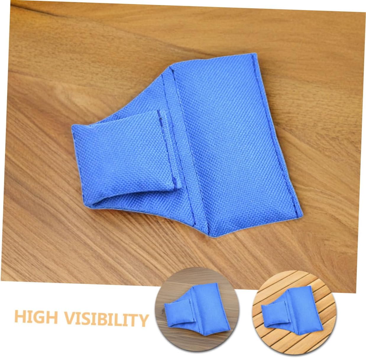 3Pcs High Visibility Soccer Bean Bags Lightweight Portable Football Referee Accessories for Outdoor Games Parties for Match Signaling