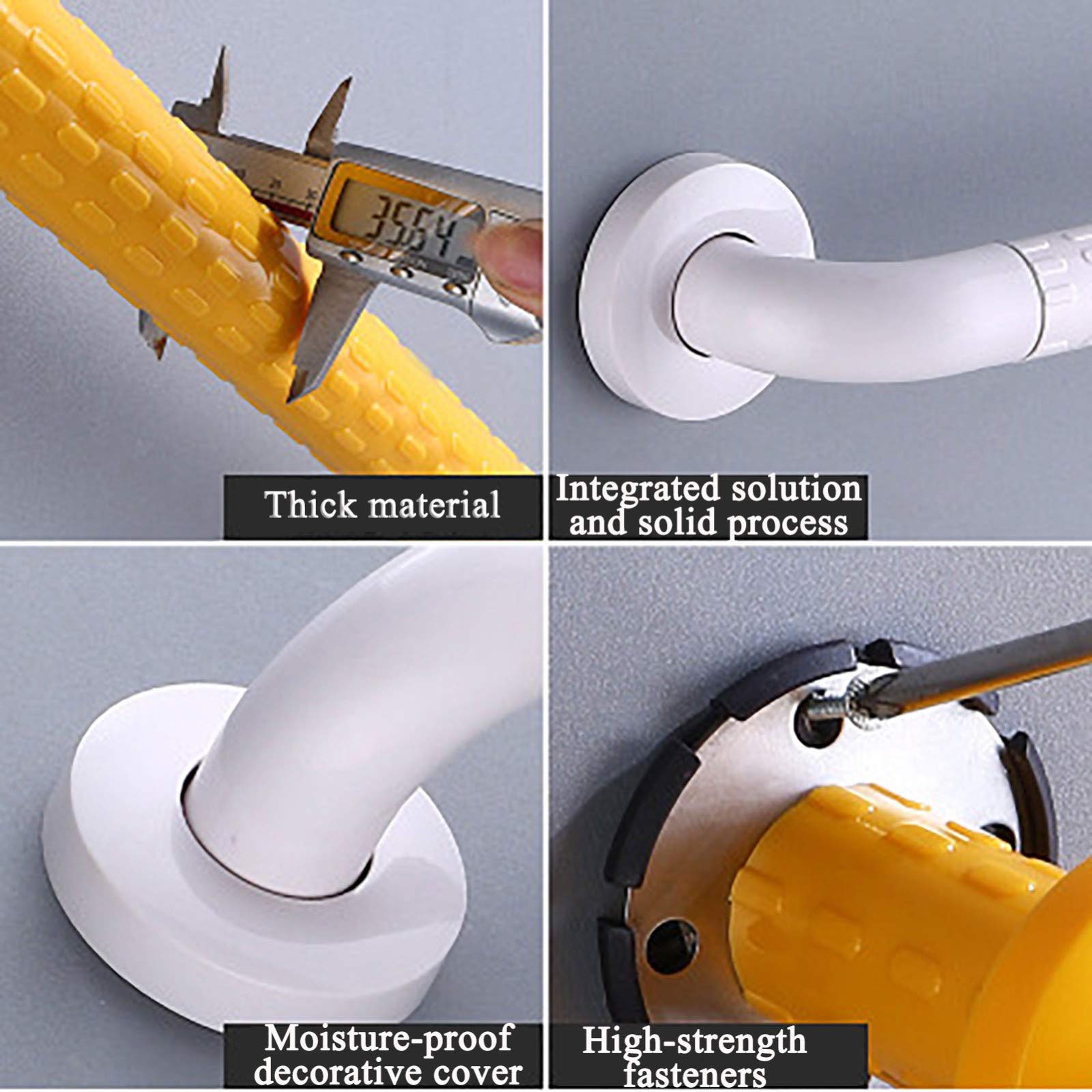 Asideros para discapacitados Barras de agarre para baño -Asideros de ducha para personas mayores Ayudas de baño - Asideros de baño Barras de agarre para ducha-Baño Asidero Pasamanos para discapacitad