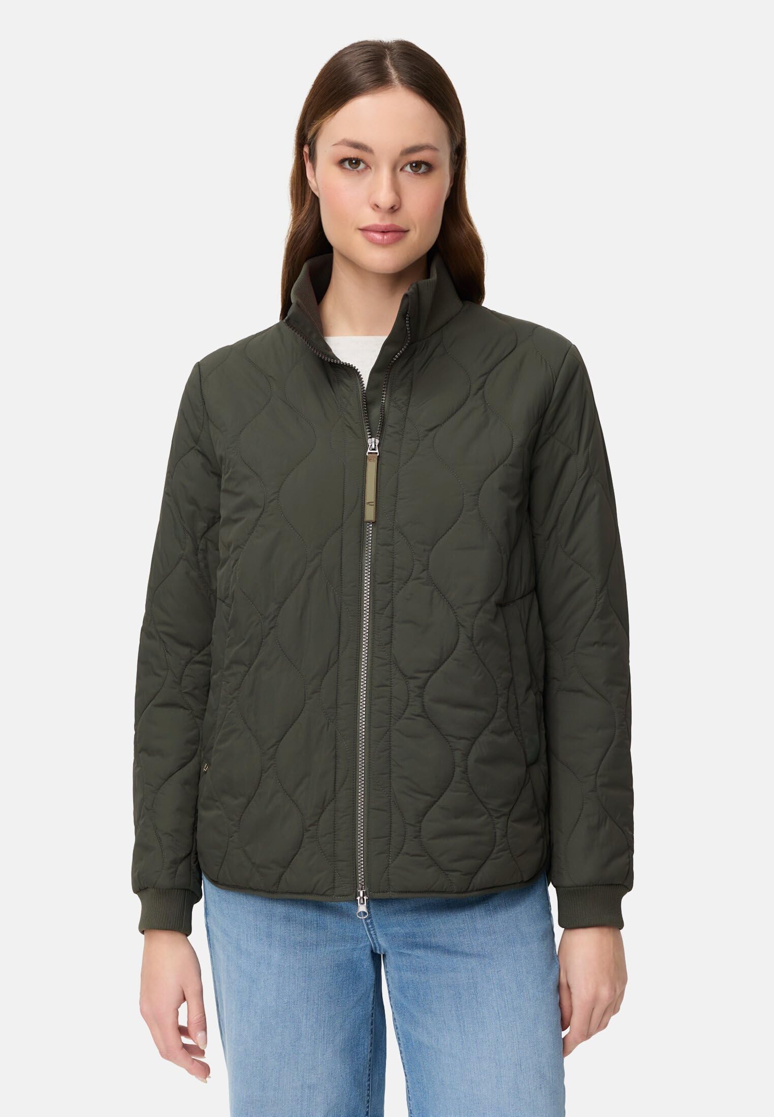 camel active Damen Steppjacke mit Taschen
