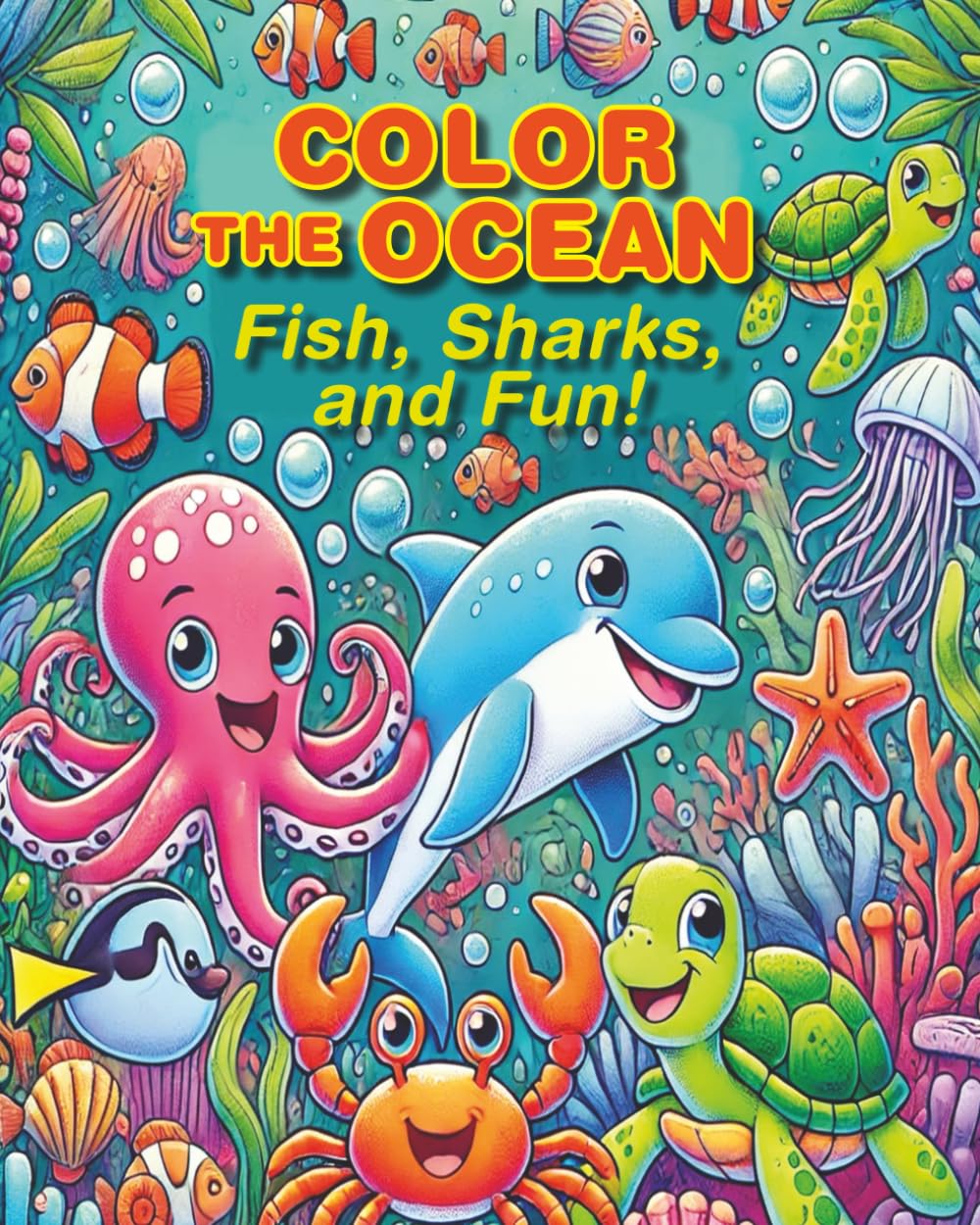 Color the Ocean: Fish, Sharks and Fun