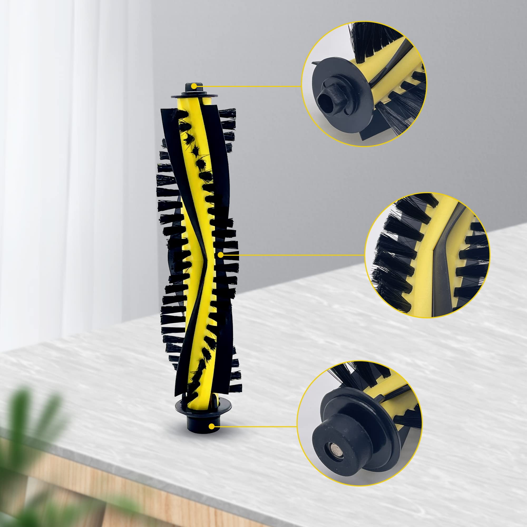 FFyan Voor Neatsvor X500/600 Pro Tesvor X500 Pro T8 M1 robotstofzuiger accessoires vervanging belangrijkste borstel (2 stuks