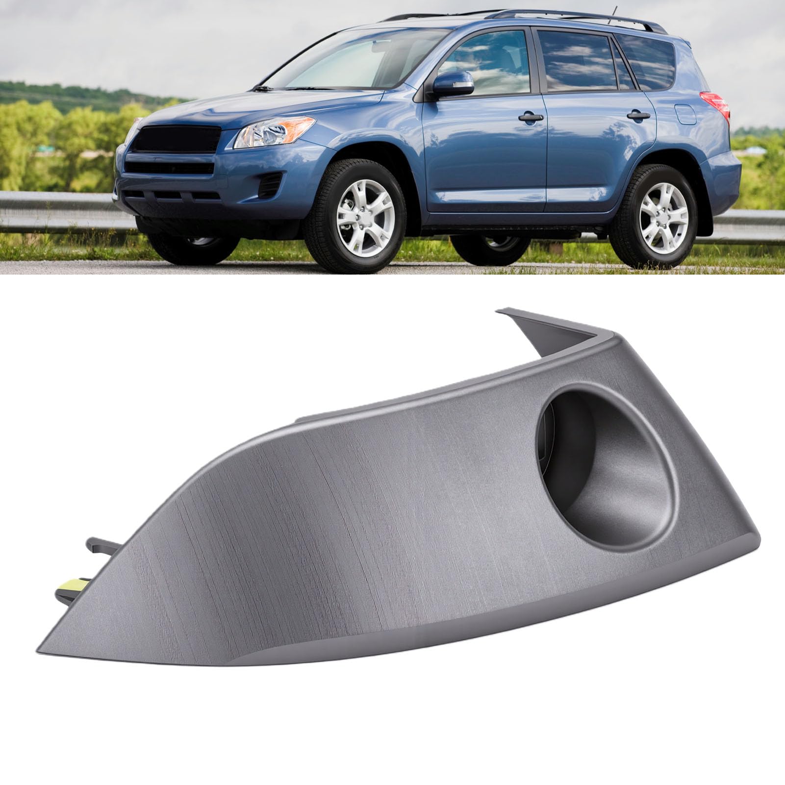 Aramox Central Dashboard Cover Strip Trim, Center Instrument Cluster Panel Trim dla RAV 4 2006-2012 OEM: 5541242060B0, 55412 42060 B0