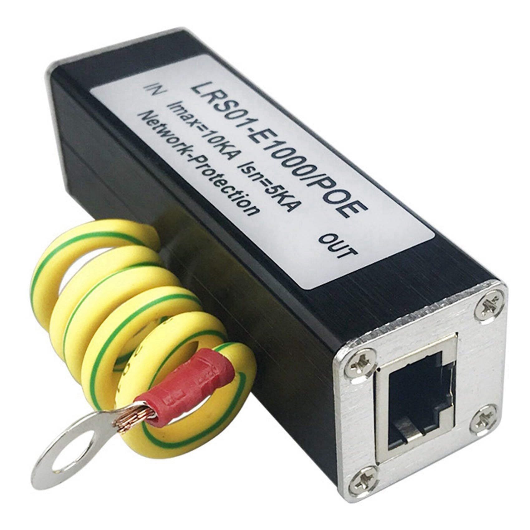10X 100/1000M POE IP kamera sieciowa przełącznik POE RJ45 i POE ochrona przeciwprzepięciowa urządzenie ochronne SPD 1000M