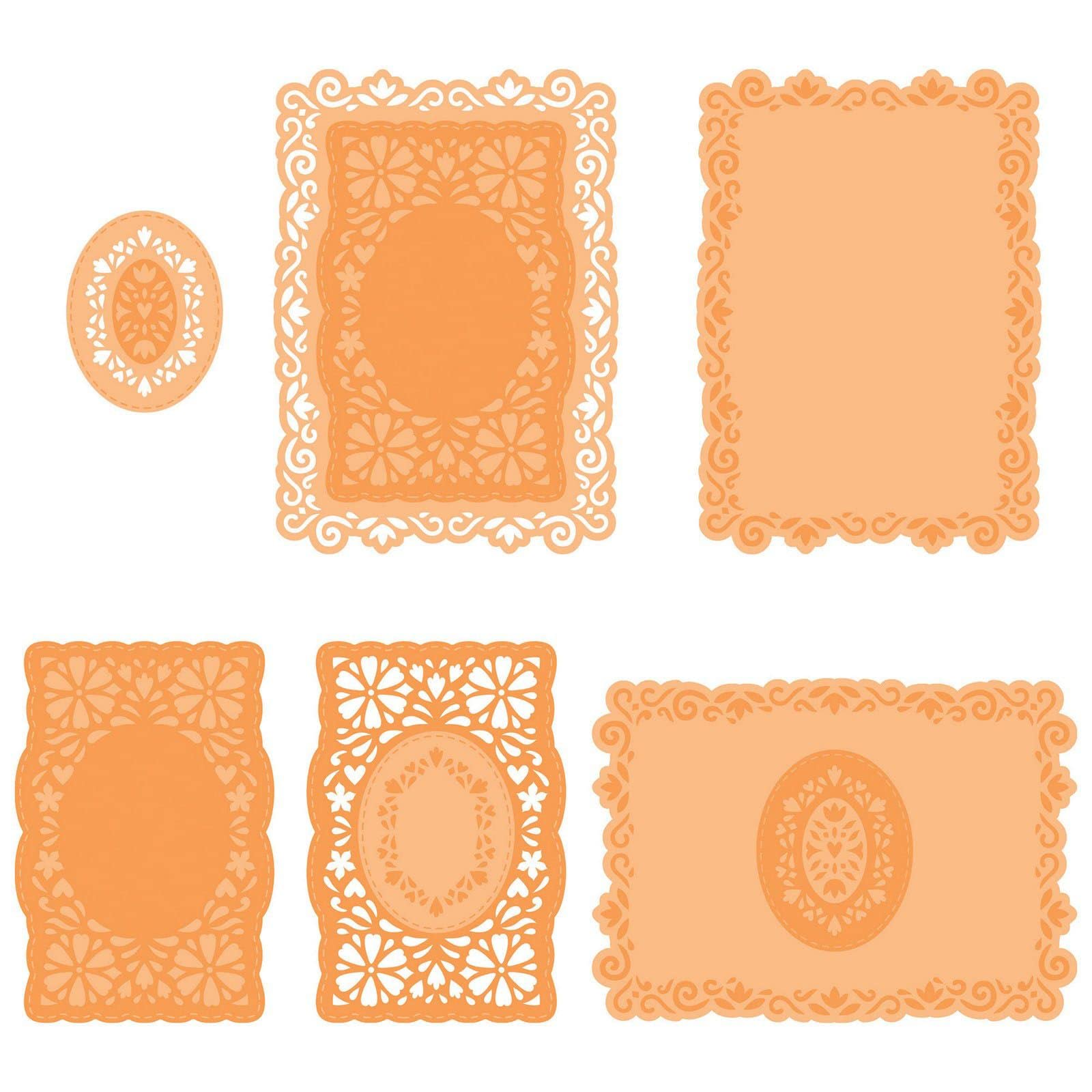 Tonic Studios • Il set Folksy Floral Primrose Frames