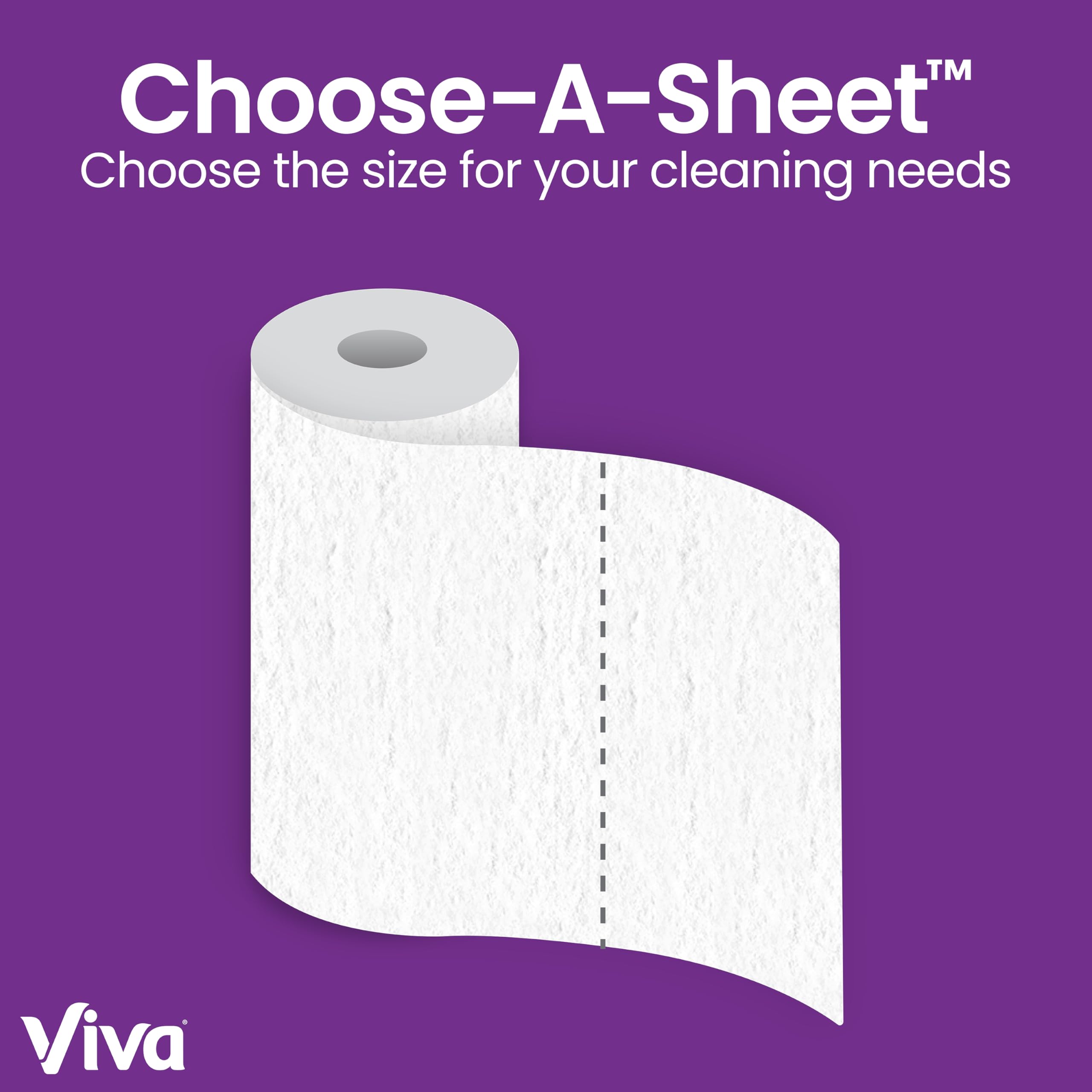 Viva Signature Cloth Paper Towels, 12 Triple Rolls, 129 Sheets per Roll