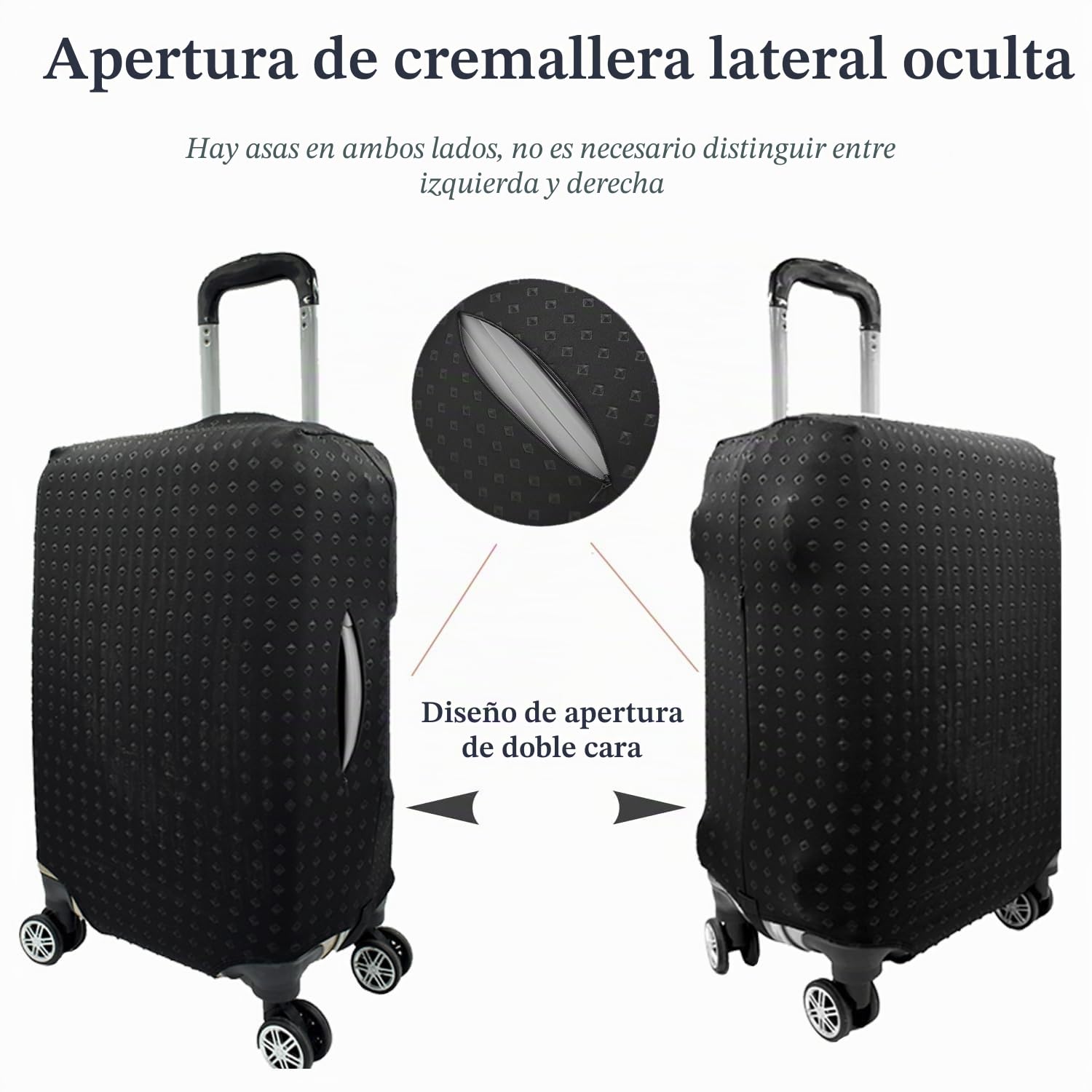 Fundas Protectoras para Maletas – Equipaje elástico Spandex Maleta Funda Protectora Lavable Cubierta de Equipaje S/M/L/XL