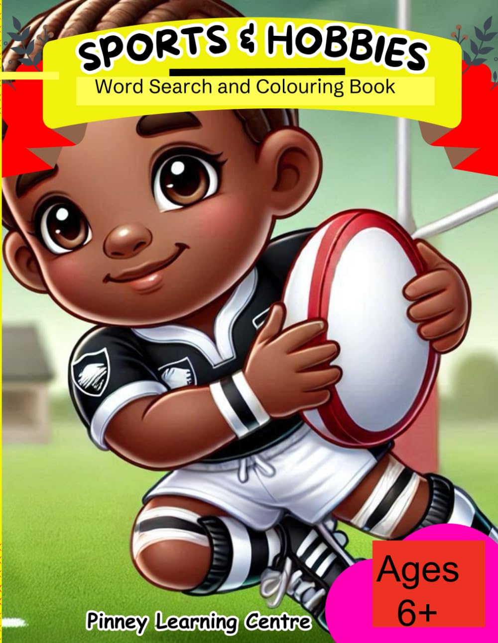 Sports and Hobbies Word Search and Colouring Book