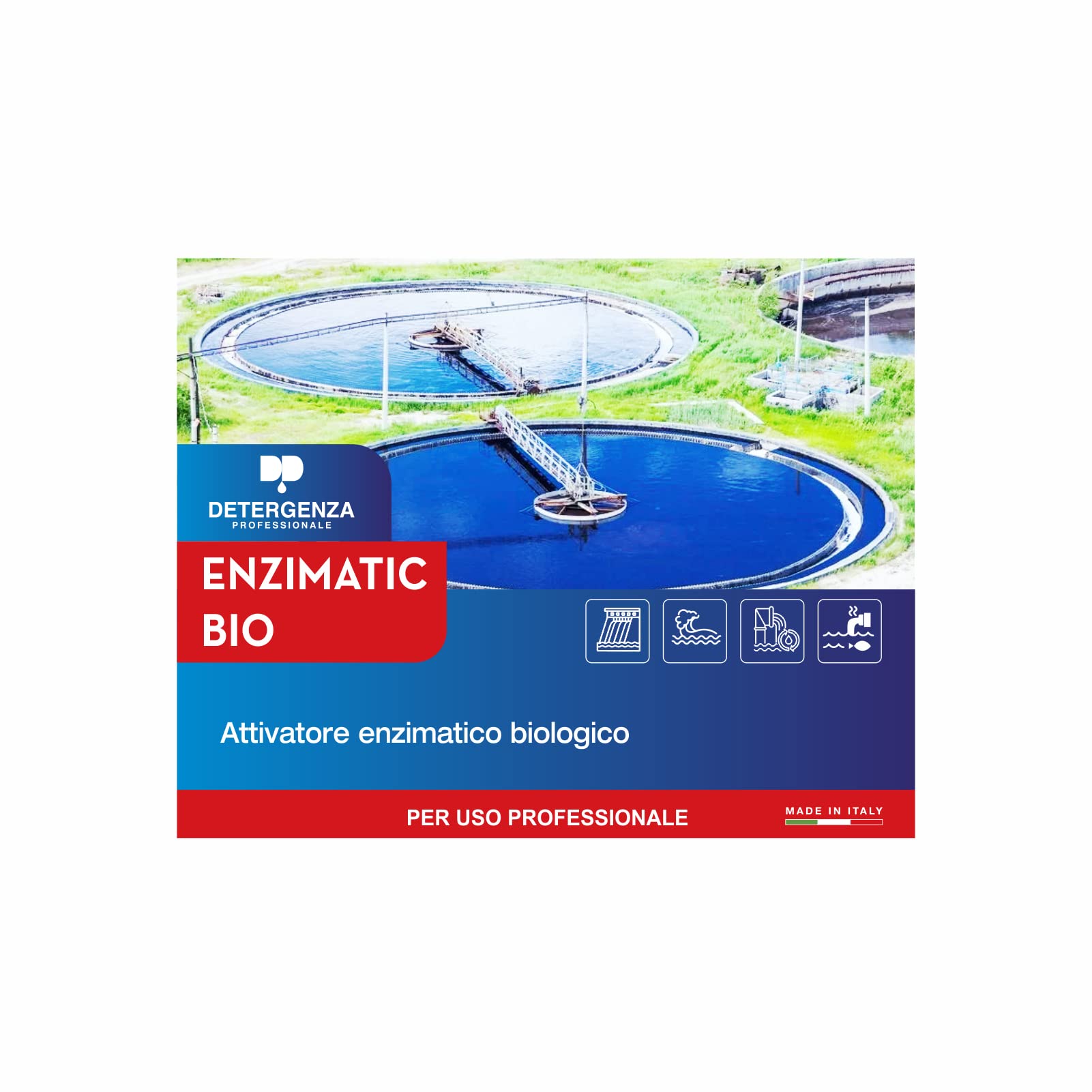 ATTIVATORE Enzimatico Biologico ENZIMATIC BIO CONCENTRATO - Secchio da 5 kg