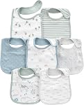 Simple Joys by Carter's Baby Boy's 7-Pack Teething Bib, Blue, One Size